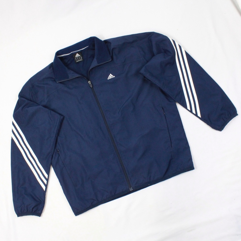SOLD! - Adidas Full Zip Track Jacket Size Medium M - Picture 2 of 8